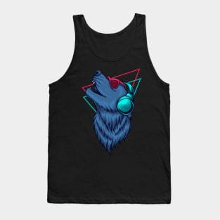 Wolf Party People Tank Top